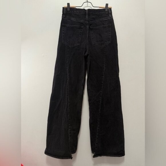 OAK + FORT OAK 23 REMIX ASYMMETRICAL HEM HIGH-RISE JEAN SIZE 26 - Picture 8 of 9